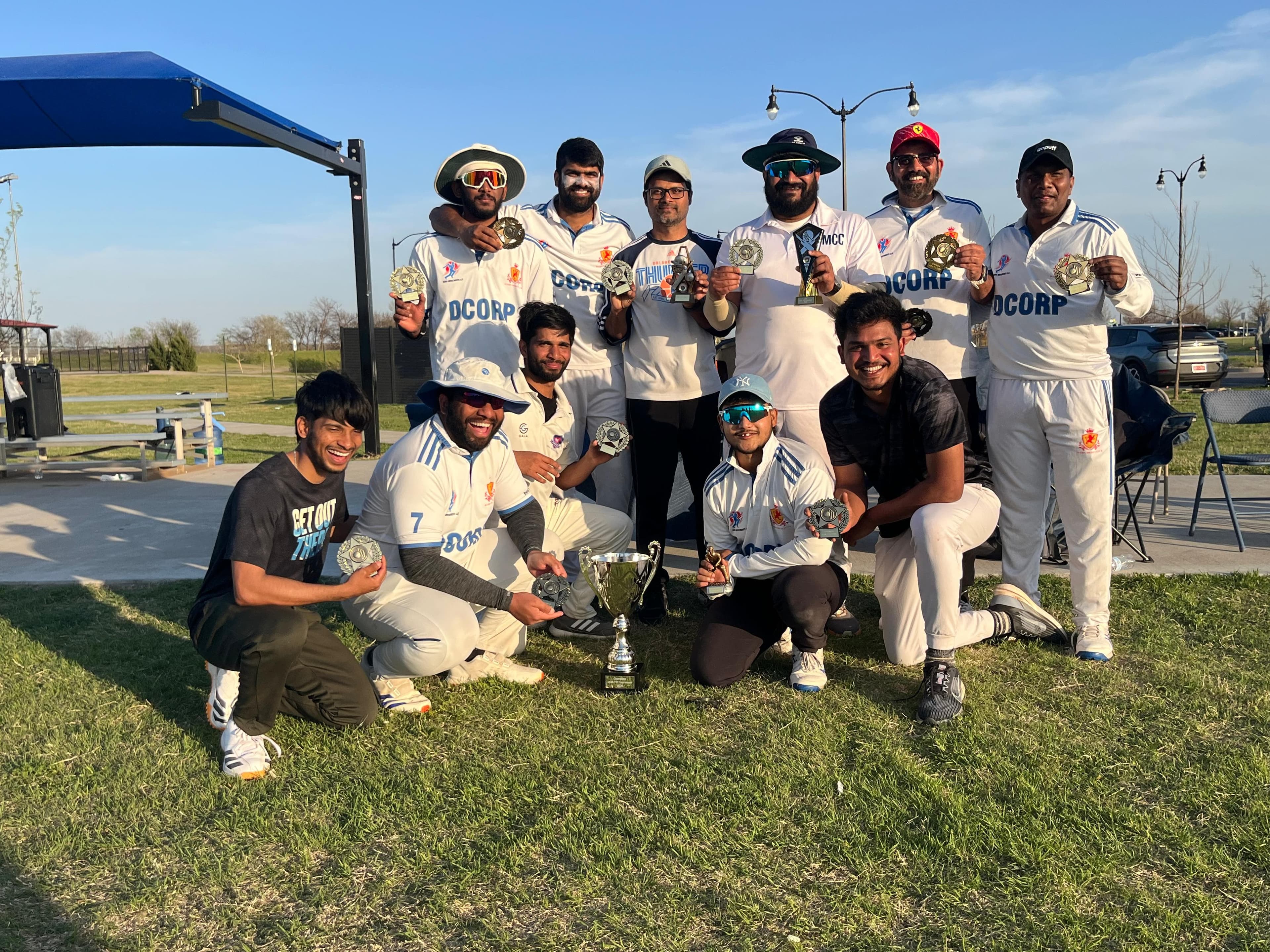 Dcorp Cricket Club match action