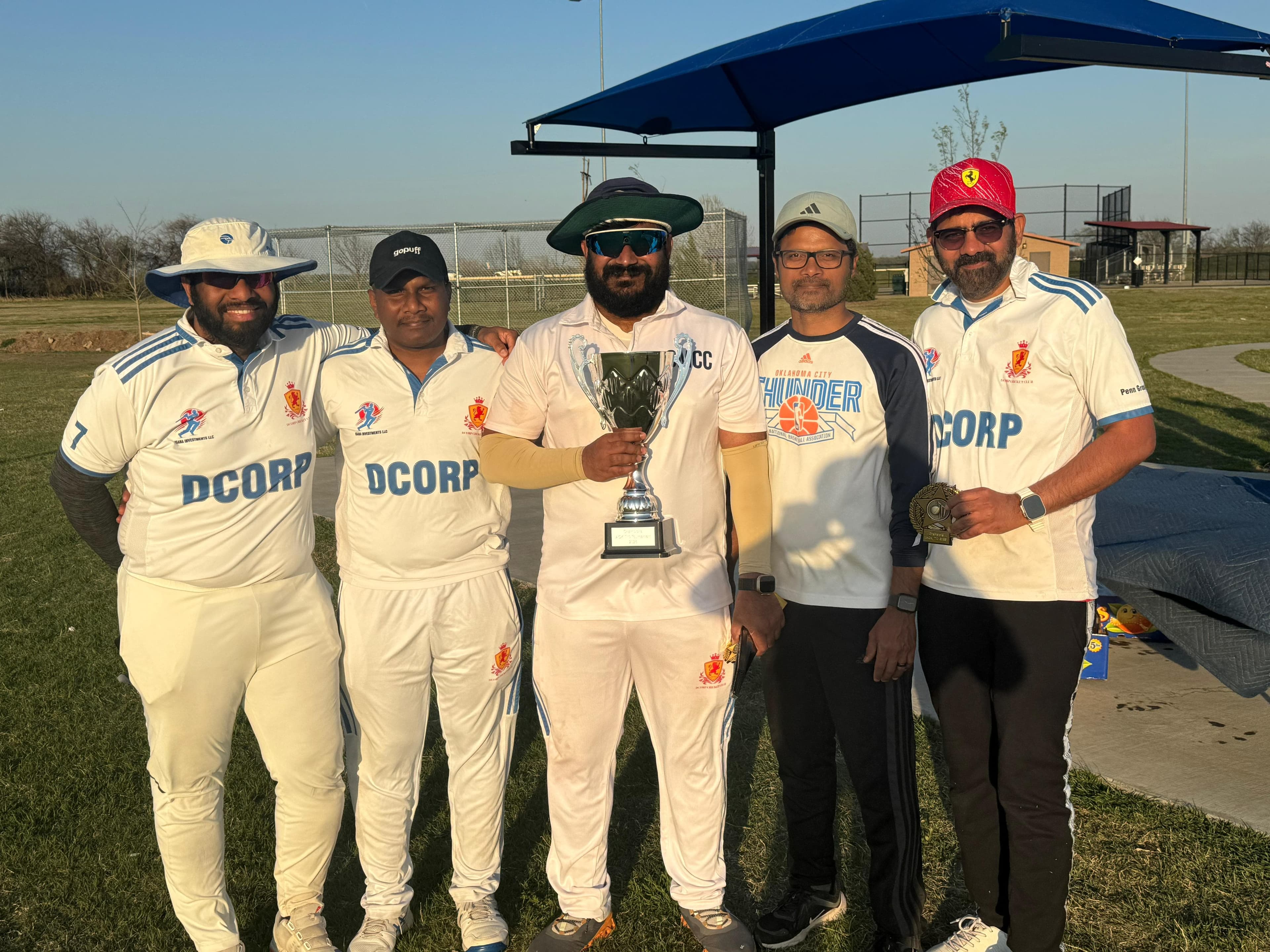 Dcorp Cricket Club match action